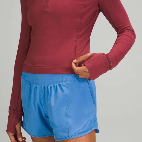 It's Rulu Run Cropped / Crop Half Zip Mulled Wine / MLWI - Picture 4 of 8